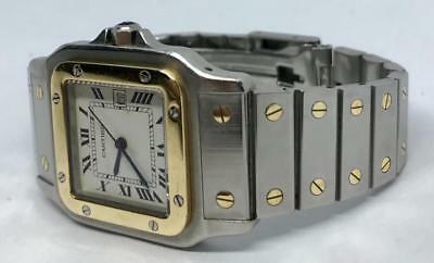 CARTIER Santos Galbee AC 23.80gr 18k Two Tone Men s Watch