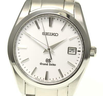 Seiko Grand Seiko Sbgx059 9f62 0ab0 Date White Dial Quartz Men S Watch Watchcharts