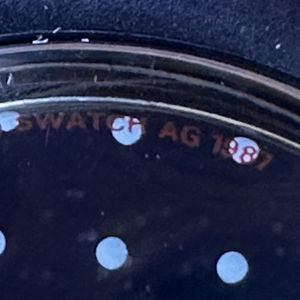 VINTAGE Swatch Lady BIARRITZ LN104 Watch | Black Polka-Dot  display picture 1