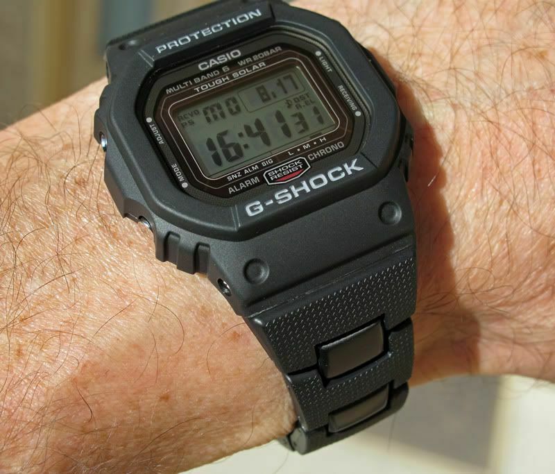 Combi Bracelet all Black to fit G Shock GA 2100 DW 6900 DW9600 DW5600 GW M5610 WatchCharts Marketplace