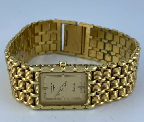 Vintage LONGINES QWR Gold Plated MZ5713 Swiss 0961 Ladies Watch