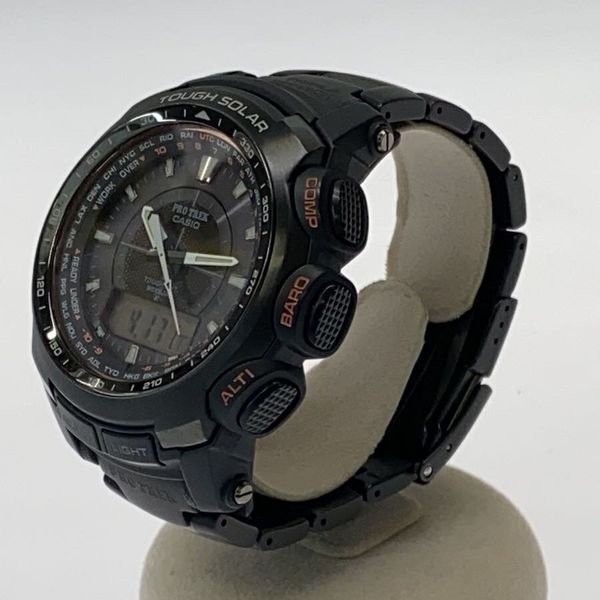 Casio Solar Watch Protrek/Digiaana/Blk | WatchCharts Marketplace