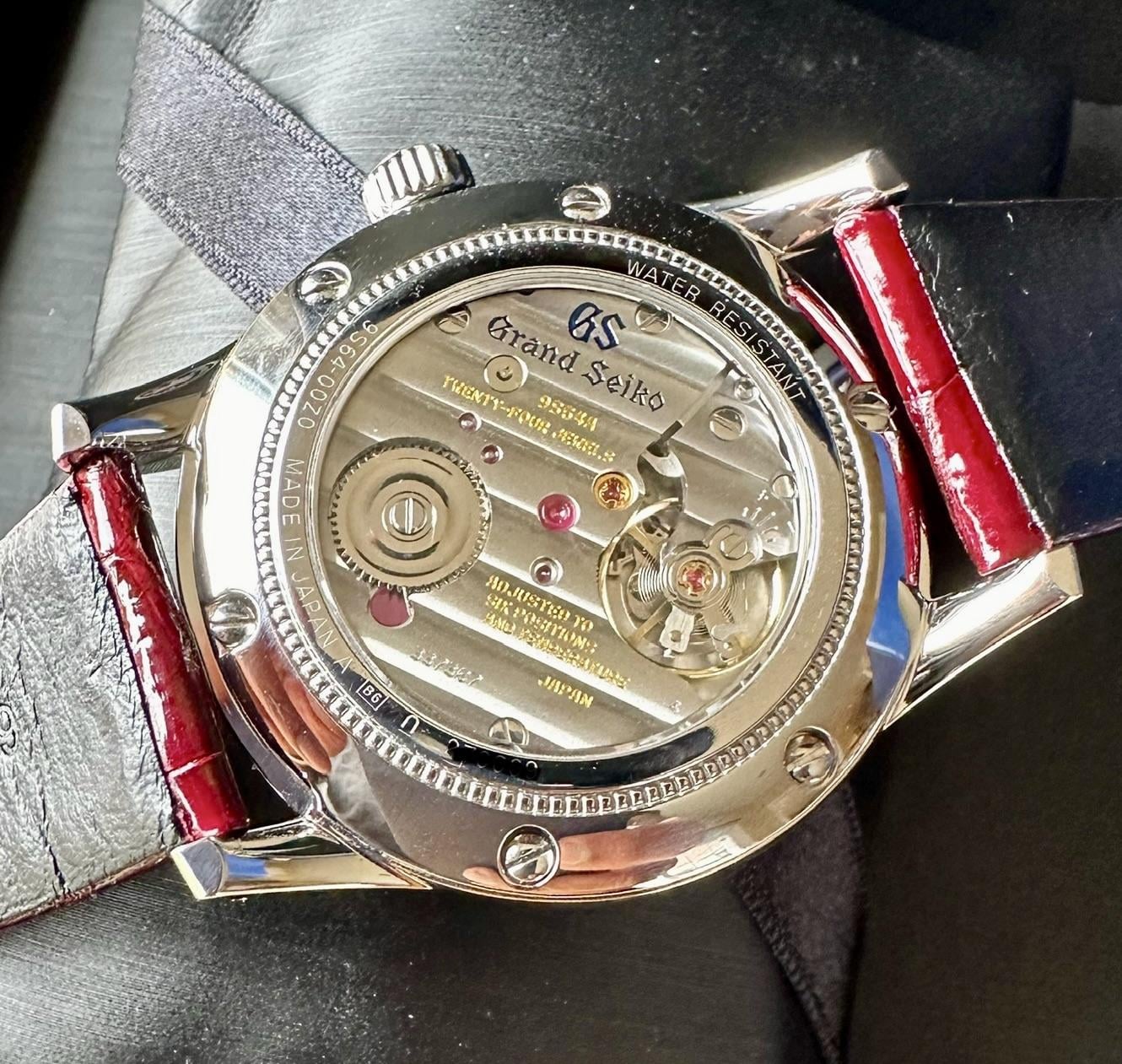 WTS] 2023 Grand Seiko SBGW287 Cherry Red - Full set with OEM