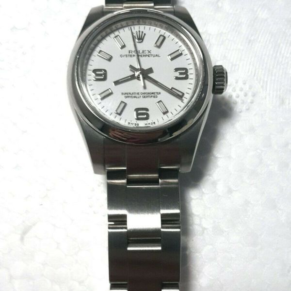 Woran Erkenne Ich Eine Echte Rolex Echte Rolex Oyster Perpetual 26 176200 Stahl 26mm mit Box und