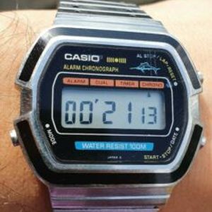 Rare Vintage Casio slim Marlin WS-720(145) Digital Watch.Casio