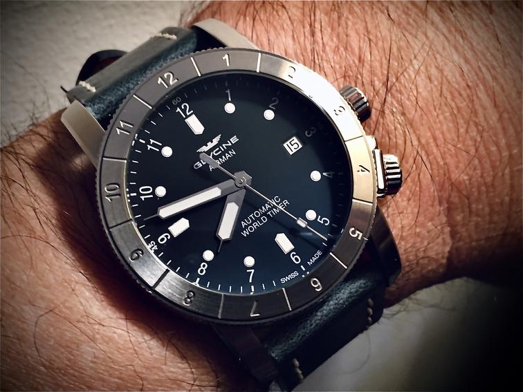 Glycine Airman 42 Double Twelve GMT Datum Automatik GL0061 on Vimeo