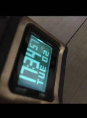 Nike Hammer Watch WC0040 Black x Gold Rare Sports Digital Watch 21