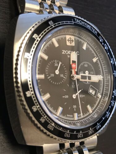 Vintage Zodiac Shelby Sea Dragon Men's Chronograph ZO2116 Swiss