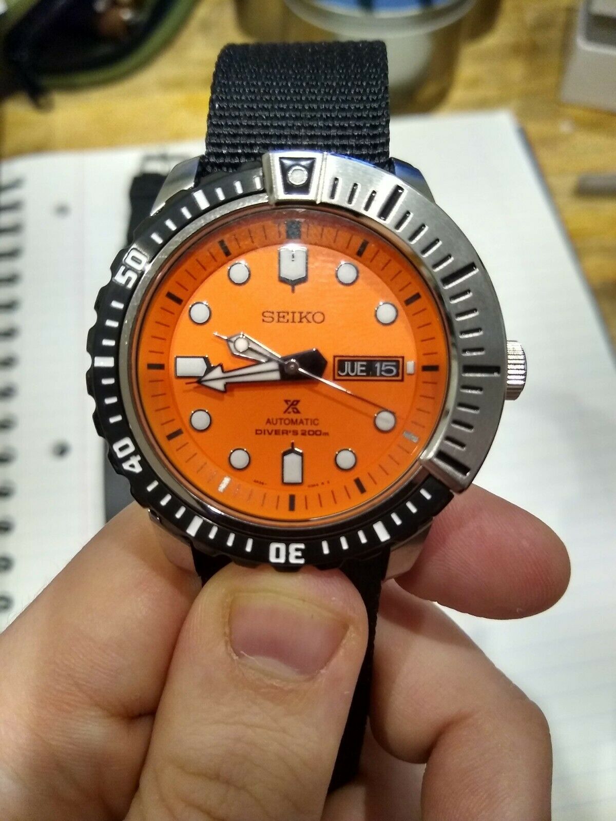 Seiko 2025 mohawk orange