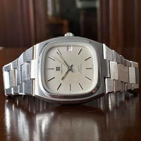 Montre Zenith Automatique Acier 1975 - Cal. 2572PC - Révisée Et Garantie 2 Ans - Occasion