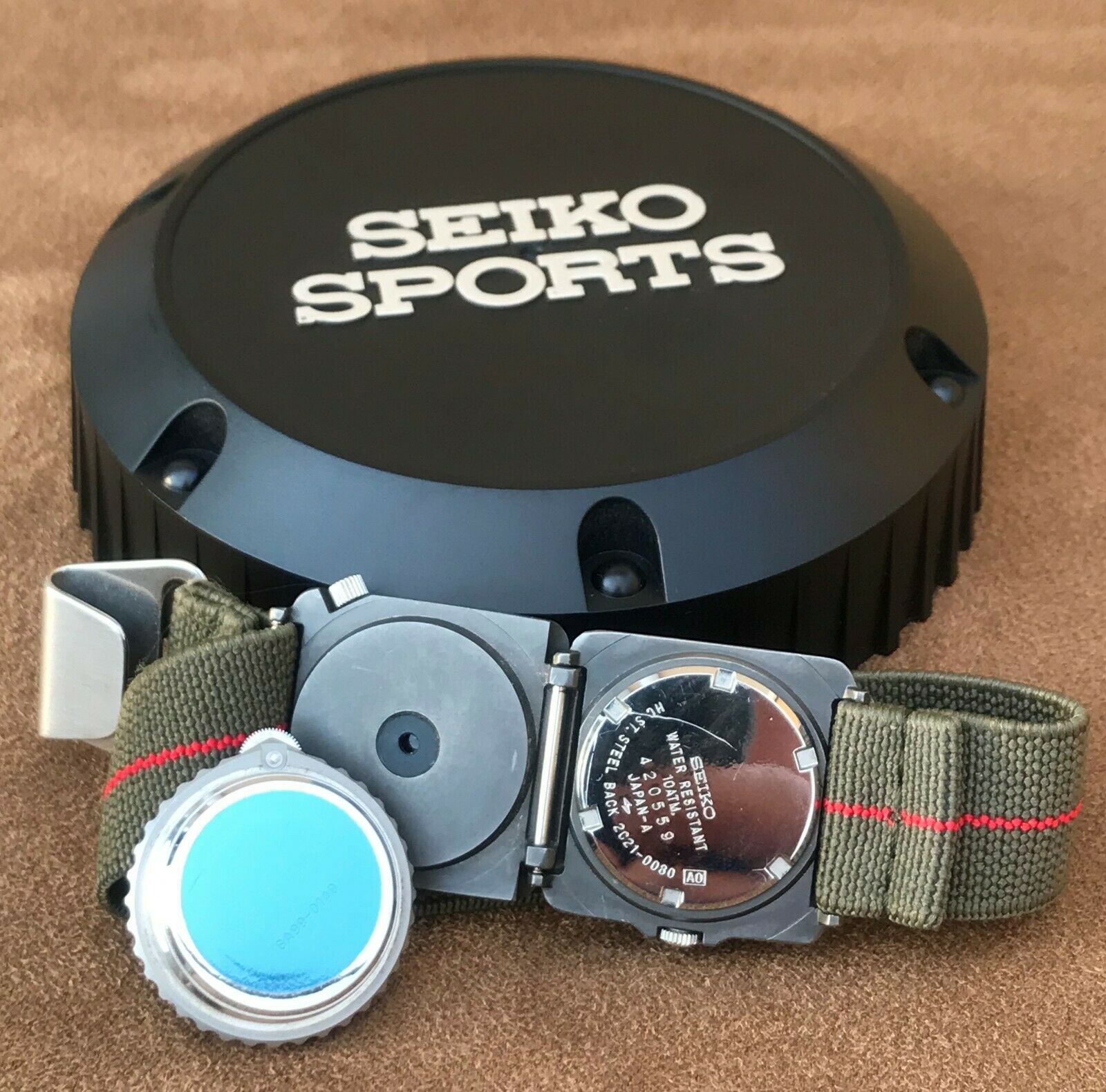 Vintage SEIKO 2C21-0080 Fieldmaster Contra Quartz Rare Watch Compass Map  Reader | WatchCharts