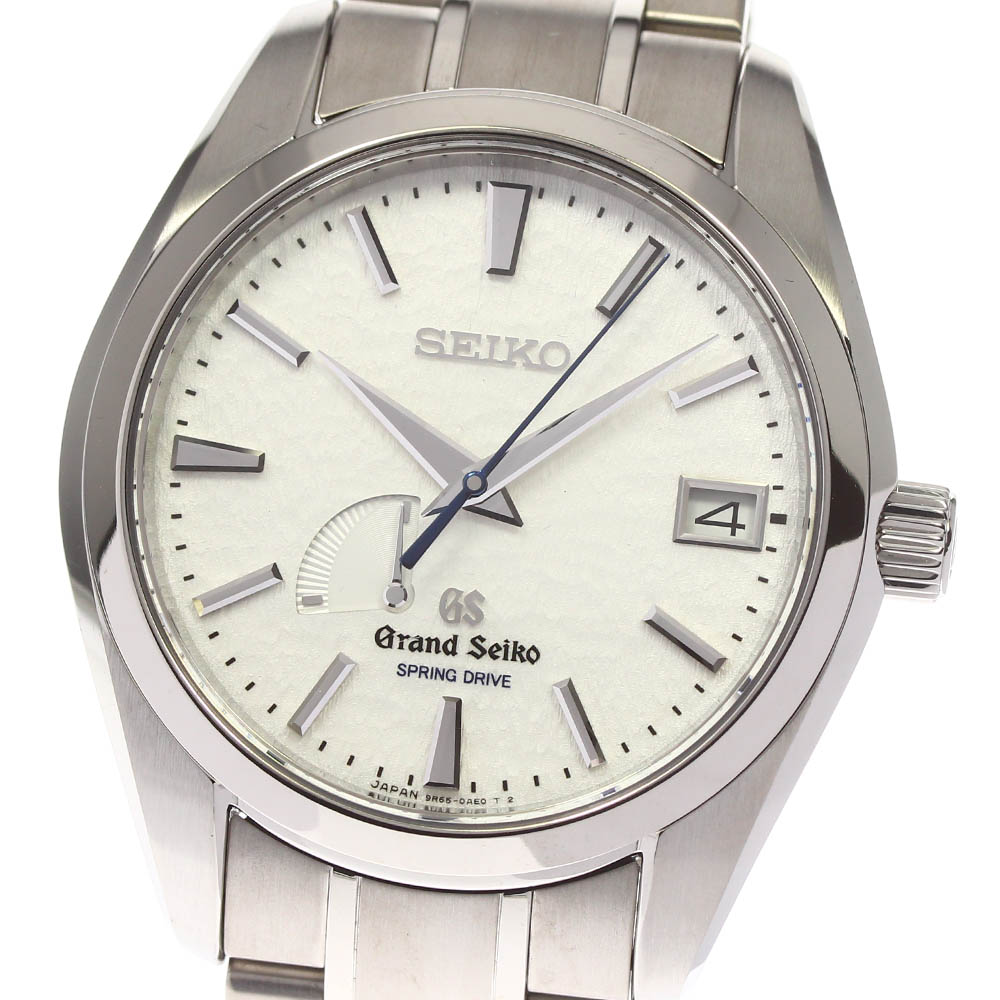 ☆With box and warranty card [SEIKO] Seiko Grand Seiko Power Reserve Date  SBGA011/9R65-0AE0 Spring Drive Men_706883 [Used] | WatchCharts
