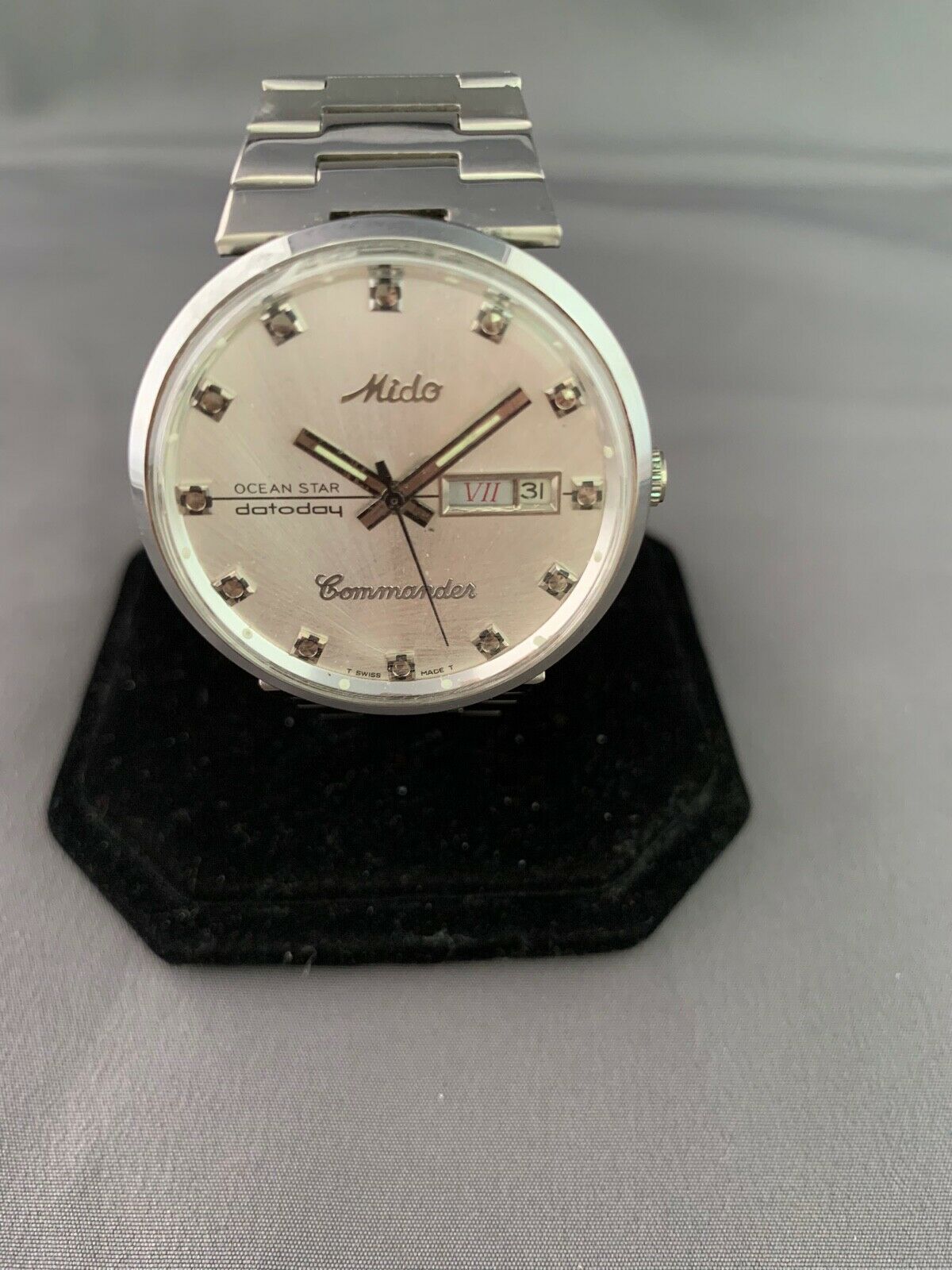 MIDO COMMANDER AUTOMATIC-OCEAN STAR-DATODAY DAY/DATE W/ORG. CROWN