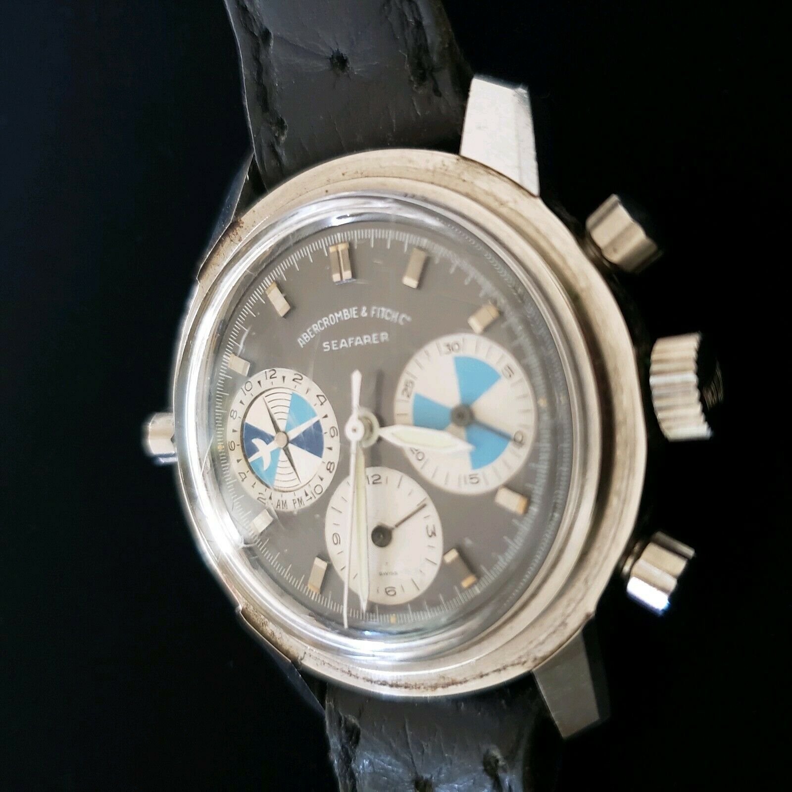 Rare Tag Heuer Abercrombie Fitch Seafarer 2446 SF Autavia Style