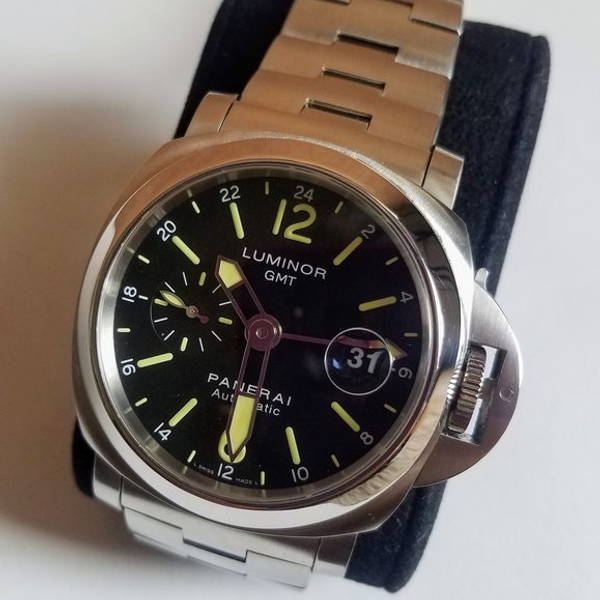 5 299 USD PANERAI Luminor GMT PAM297 N serial 44mm b p near MINT