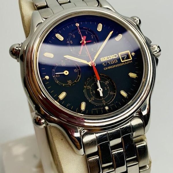 SEIKO Speedmaster 7T52-7A10 Chronograph Men's Quartz Watch