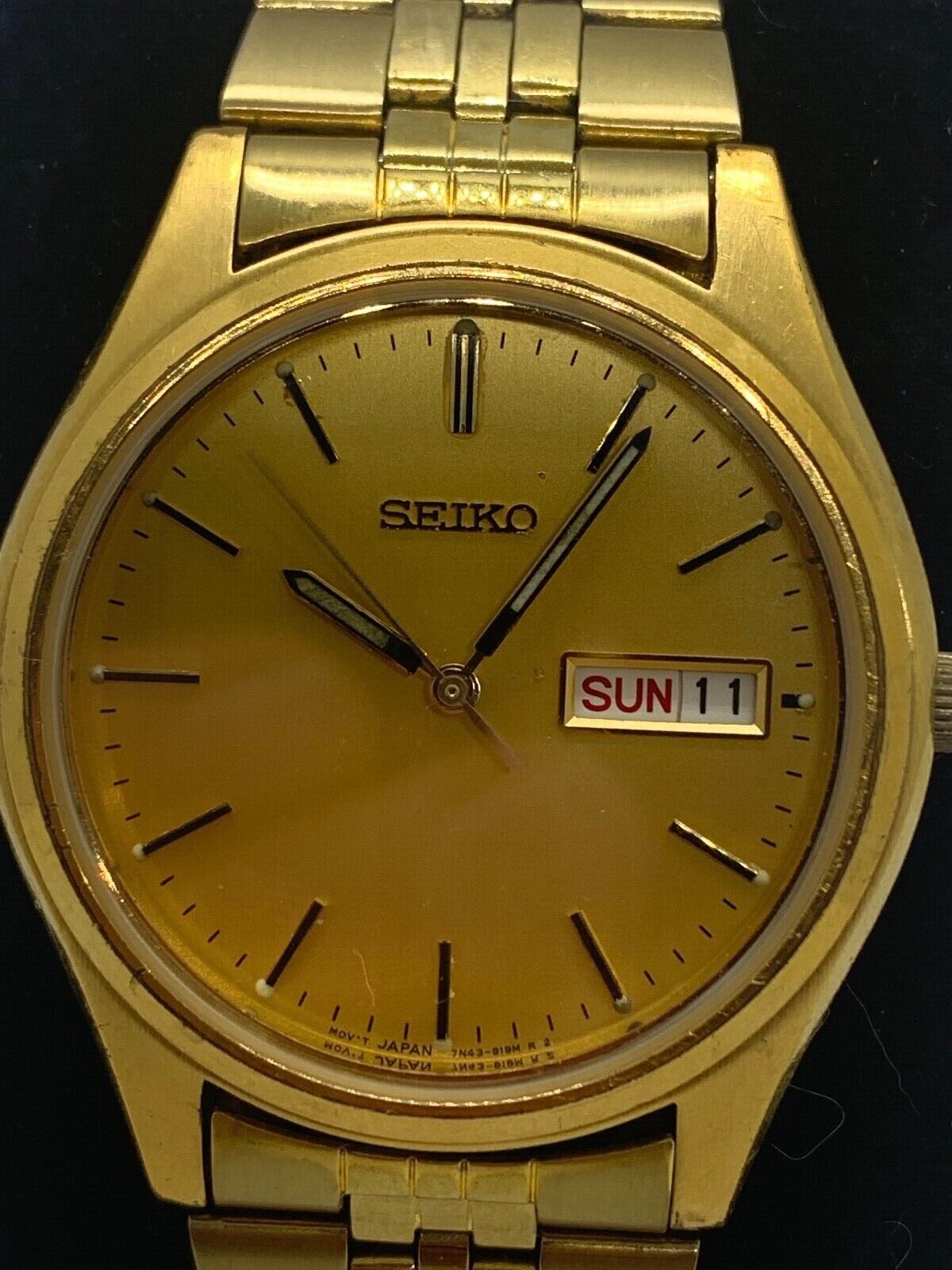 Seiko 7N43-9048 New Battery New Crystal New Case Back Gasket Works Very  Well!!! | WatchCharts