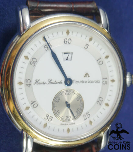 Maurice Lacroix Heure Sautante 17 Jewels ML28 Watch 757 w 18k