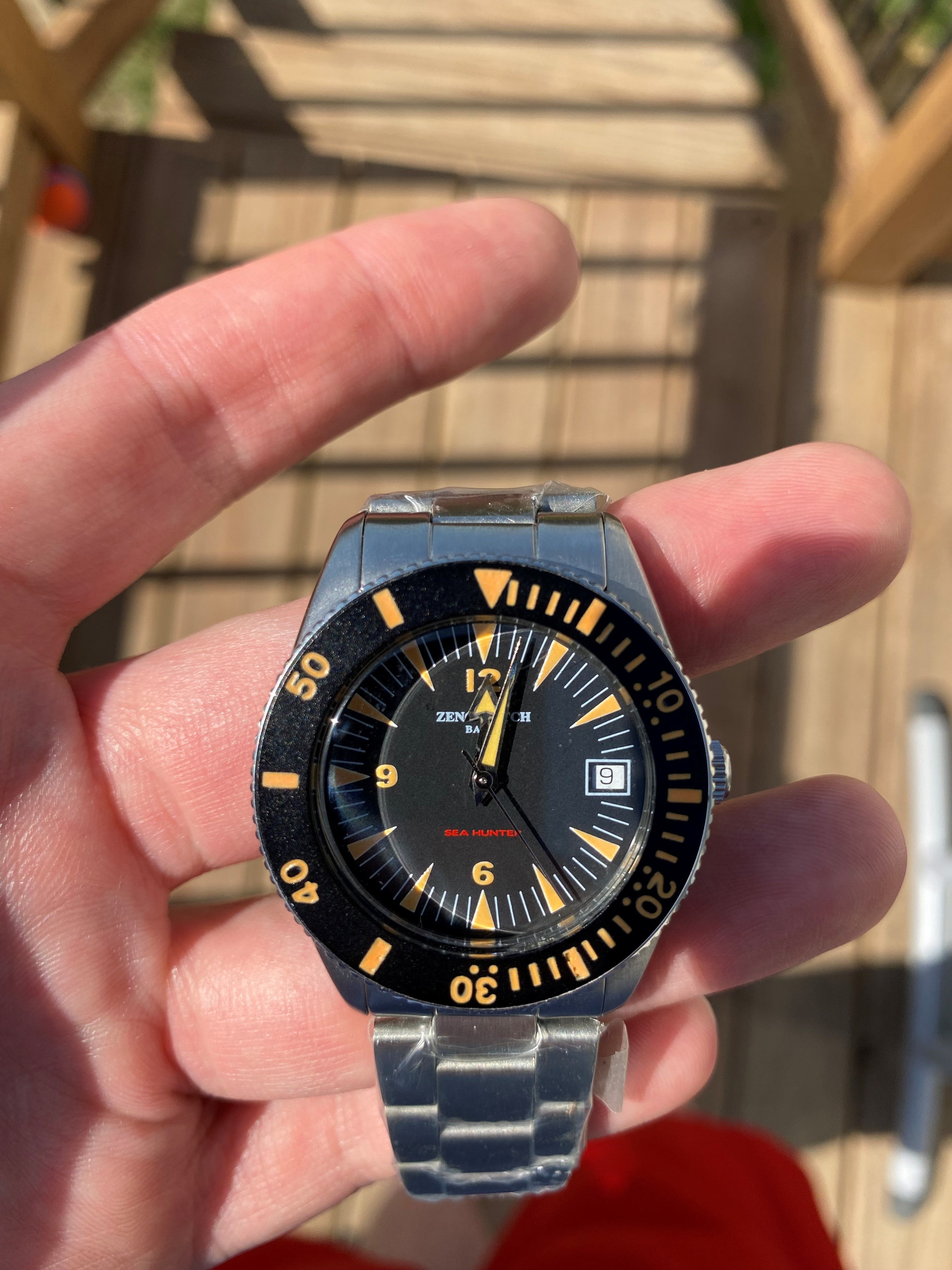 Sea Zeno Hunter Basel Black Zeno-Watch Watch Automatic | hunter 