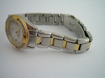 CITIZEN ECO DRIVE WOMENS DIAMOND WATCH E013 S076412