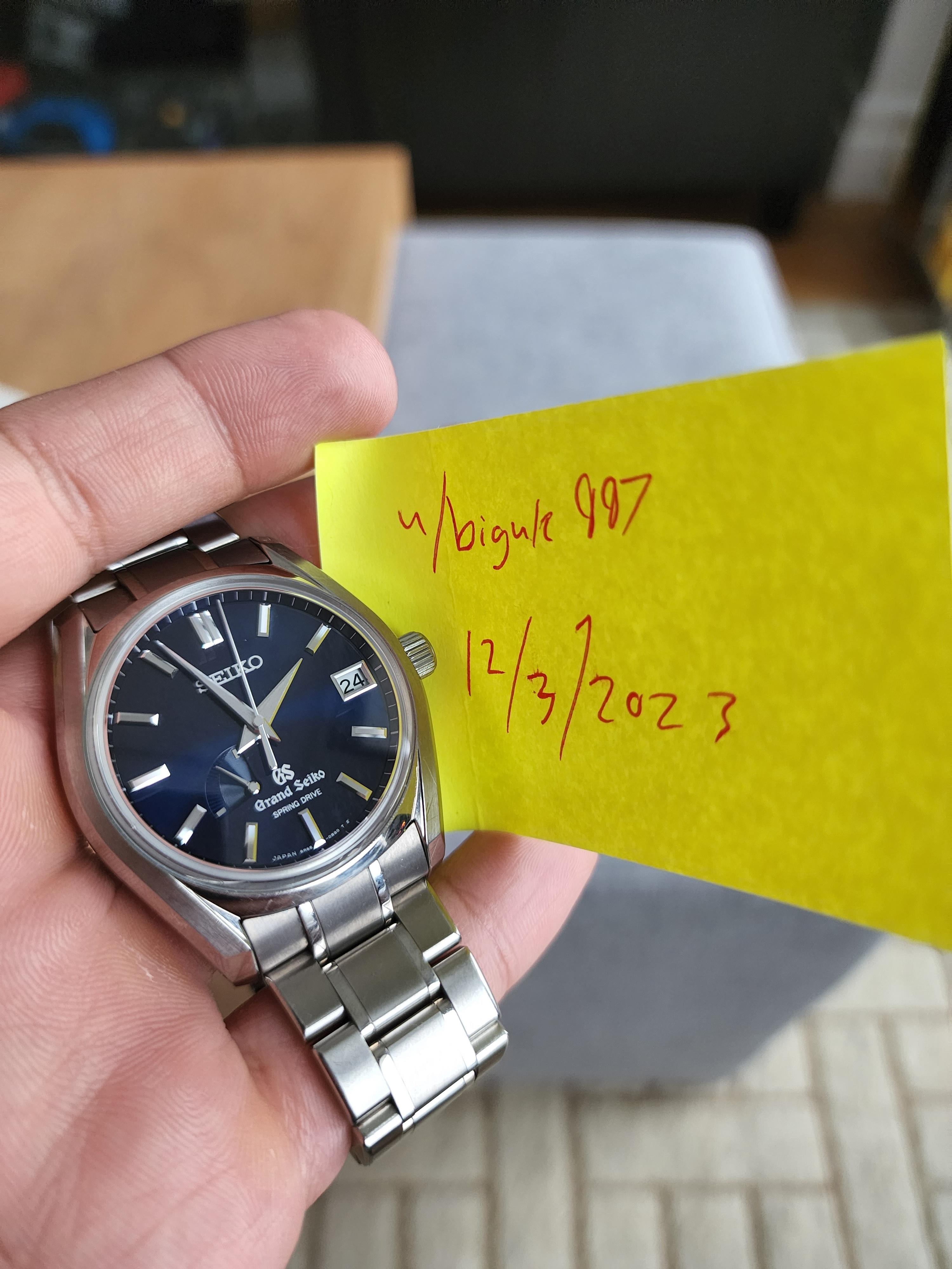 WTS Grand Seiko SBGA127 1 700 WatchCharts Marketplace