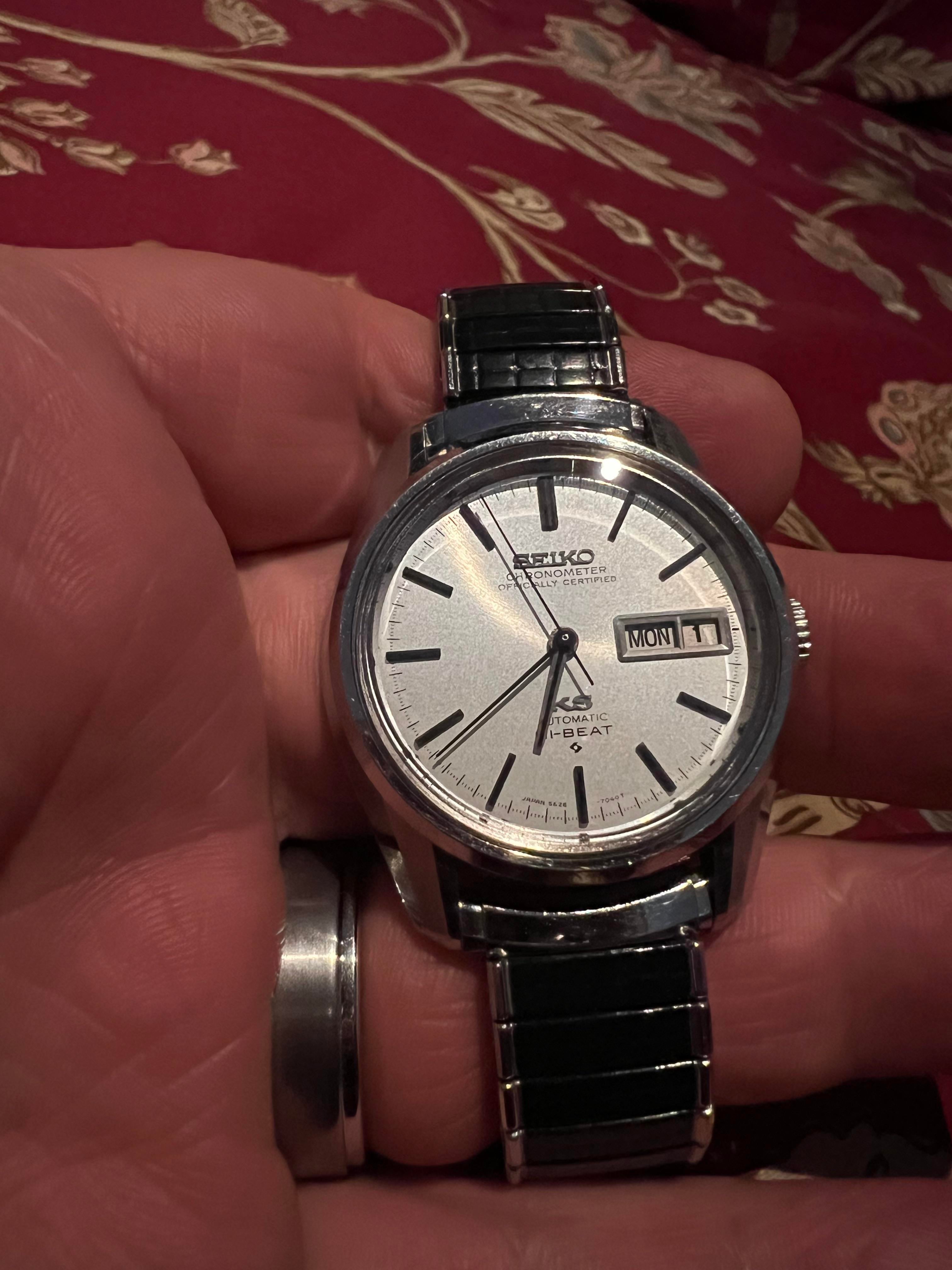 OH済み　SEIKO KS KingSeiko AT 5626-7041 King Seiko 5626-7041 Officially Certified Chronometer from May