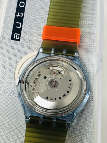 レア swatch SAN100 BLUEMATIC - 腕時計(アナログ)