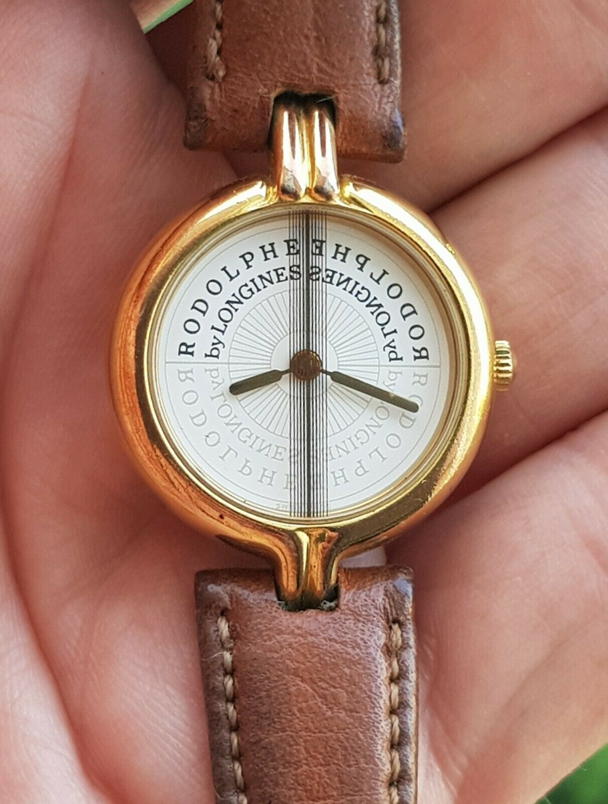 Rodolphe by Longines Ladies Gold Plated Swiss Watch