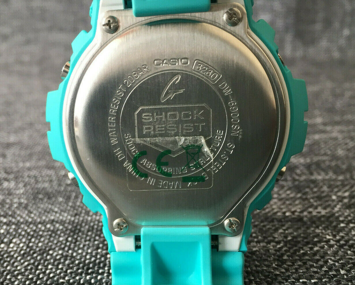 CASIO G SHOCK DW-6900SN-3 LIMITED EDITION TURQUOISE DIGITAL WR