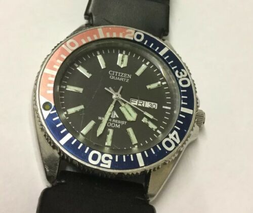 Citizen Quartz Promaster Divers Wrist Watch 5502 F50344 GN 4 S