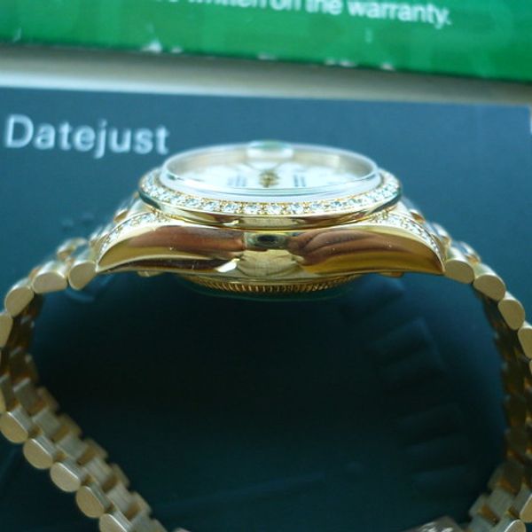 FS: Rolex 79158 'Crown Collection' Lady President, Diamond Bezel, Dial ...