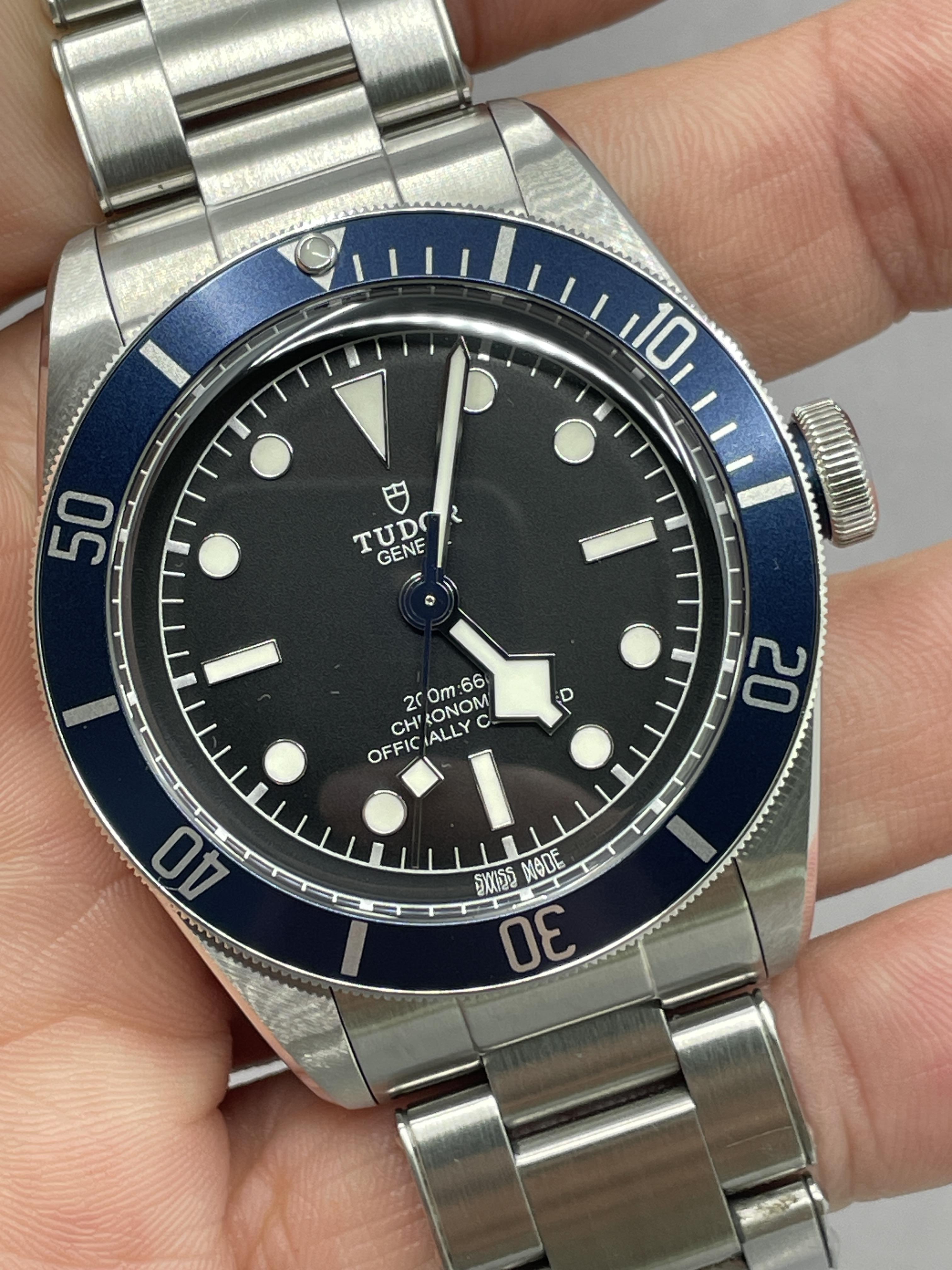 Black bay blue cheap bezel