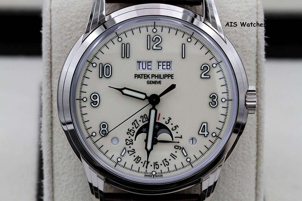 FSOT Patek Philippe Perpetual Calendar 5320G White Gold Cream