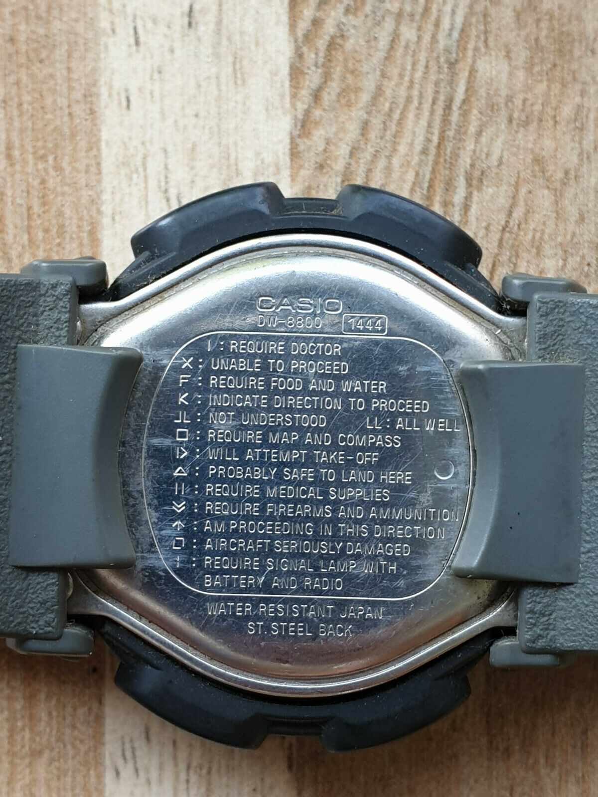Casio G-Shock DW-8800 module 1444 Japan Digital Japan Watch 