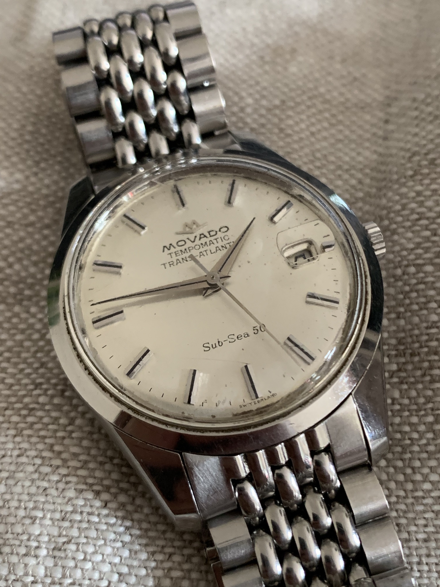 モバードTEMPOMATIC TRANS-ATLANTIC sub-sea 50 WTS] Movado Tempomatic Trans-Atlantic Sub-Sea 50 | WatchCharts