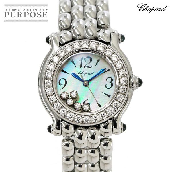 [Battery replaced] Chopard CHOPARD Happy Sports 27/8275 23/11 Diamond Bezel Ladies Watch 5P