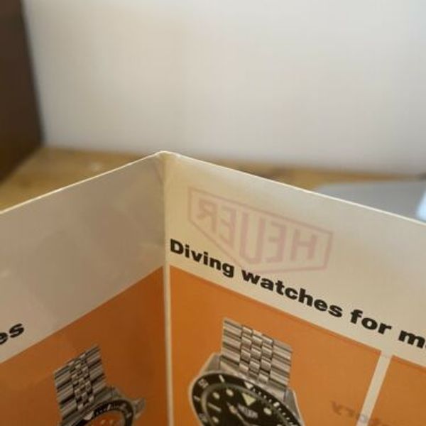 Very Rare Vintage 1981 Heuer Catalog Brochure With Original Price List ...