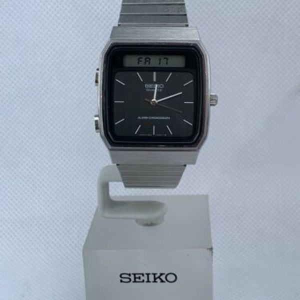 Seiko H357-5000 Vintage Wrist Watch Alarm Chronograph Japan Digi-Ana Japan  | WatchCharts