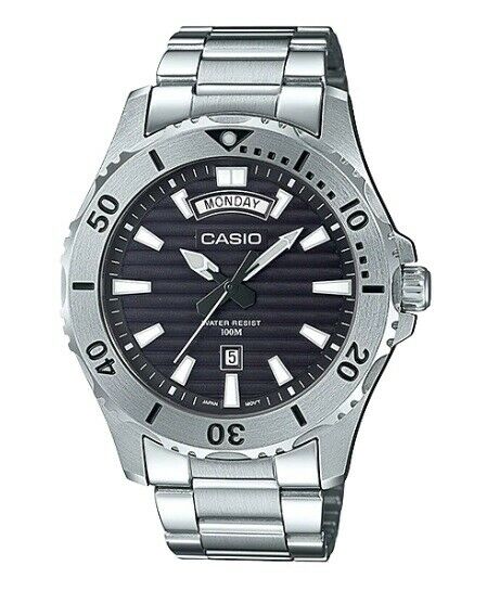 Casio MTD 1087D 1A Marine Sports Stainless Steel Mens Watch MTD 1087 Original WatchCharts Marketplace