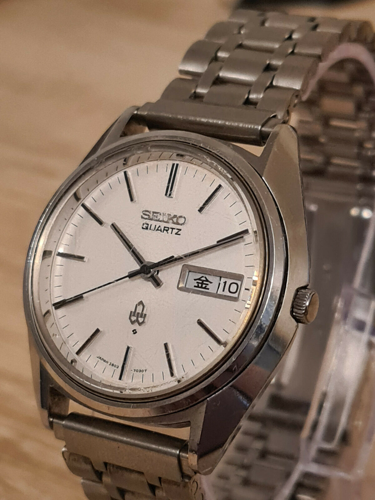 70年代 ビンテージ SEIKO セイコー クォーツ 3803-7030 腕時計-