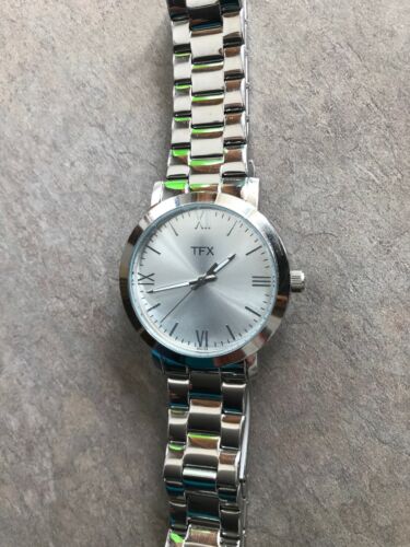 TFX by Bulova Men s Silver STAINLESS STEEL Bracelet Watch 36A104