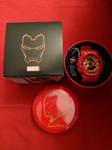g shock marvel iron man