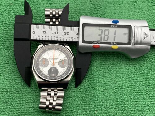 Vintage Citizen Panda Bullhead Automatic Chronograph 8110 Octagon