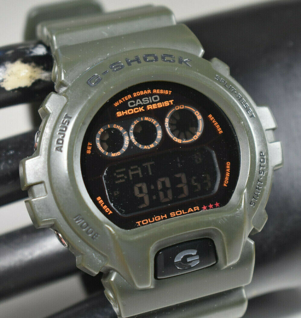 Casio Tough Solar G-Shock G-6900KG-3 (3180) Orange/Olive Green