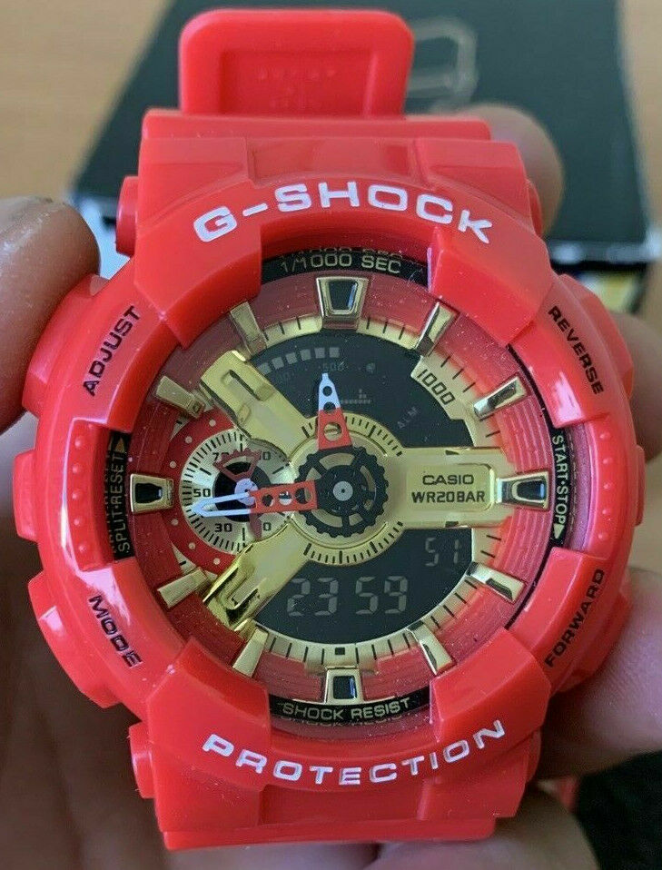 クライマックスセール G-SHOCK GA-110 アイアンマン MARVEL 時計