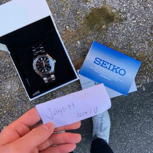 seiko presage black day date srpb71j1