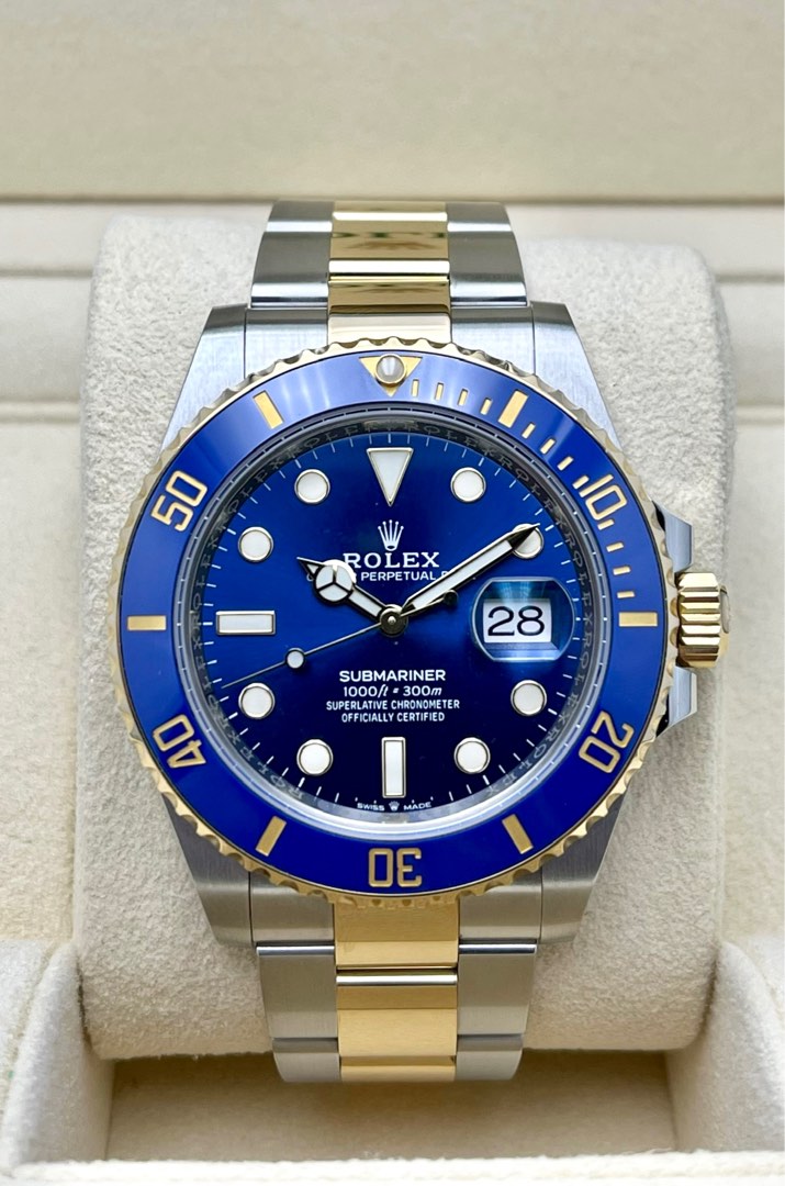 Rolex Submariner Date Bluesy Two-Tone Blue Dial