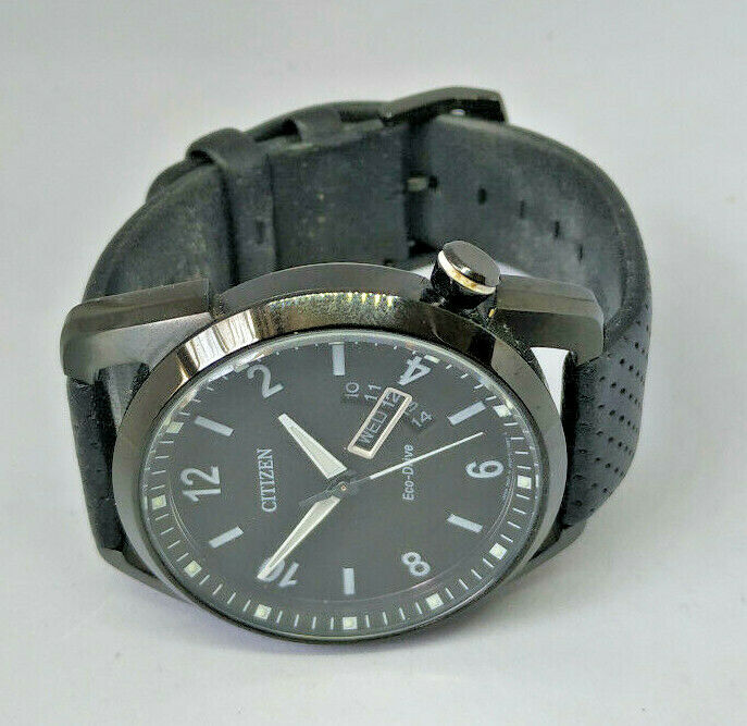 CITIZEN Eco-Drive ブラック 時計 Ecosphere - Men's Eco-Drive Black Stainless Steel Watch