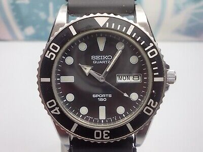SEIKO SPORTS 150M DATE QUARTZ MEN'S WATCH, 7N43-6120