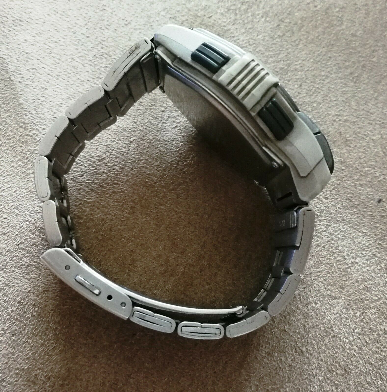 casio fkt-2000 wave ceptor databank alarm chrono lcd watch japan 